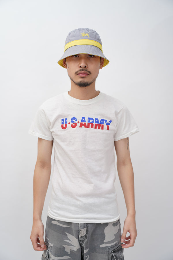 80's "UNKNOWN" -"U.S. ARMY" Printed S/S Tee-