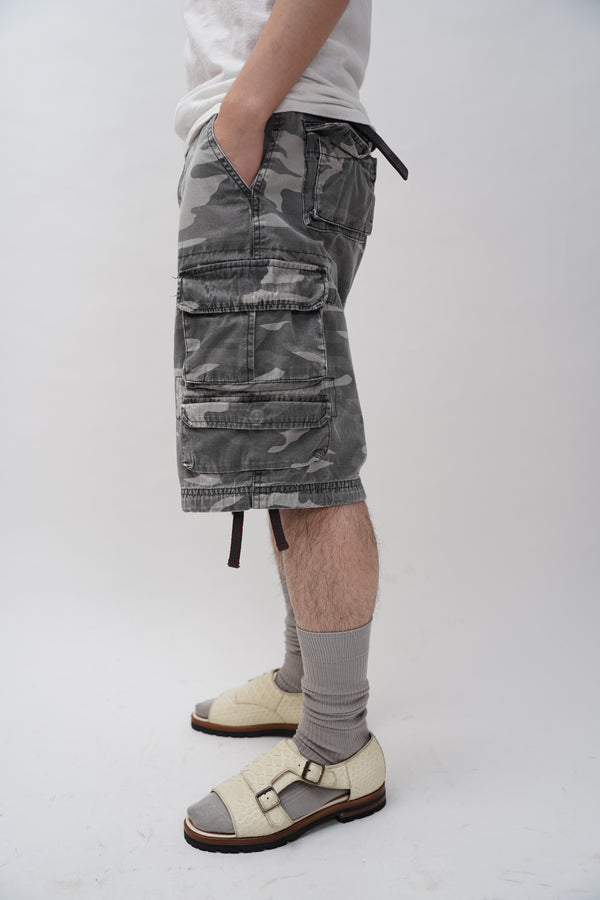 "Lee" -Camouflage Cargo Shorts-