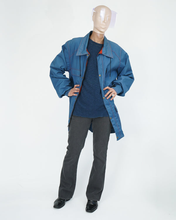 80's "EDDIE BAUER" -Poly/Cotton Coat-