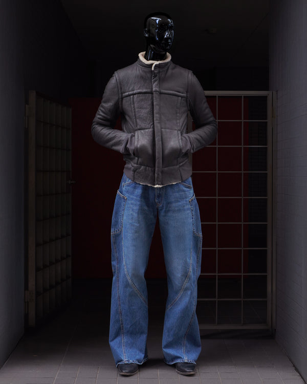 KHOKI -New 3D cutting denim pants-