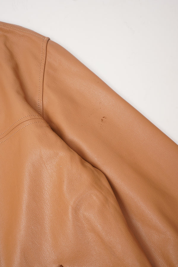 "Unknown" -Leather Car Coat-