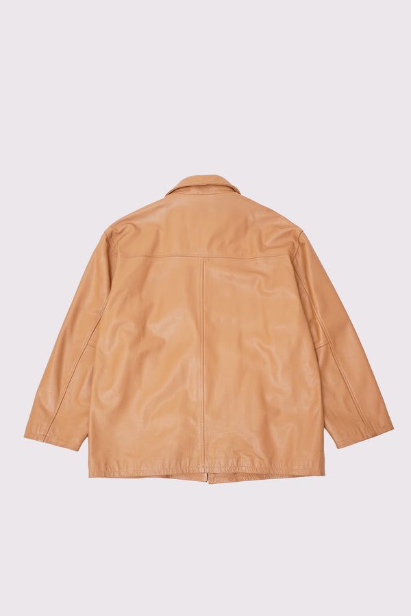 "Unknown" -Leather Car Coat-