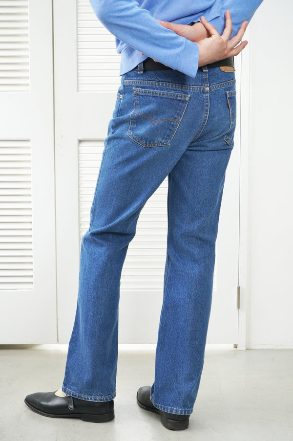 80's "Levi's" -"517" Flare Denim Pants-