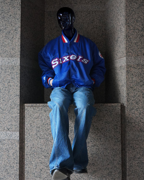 KHOKI -New 3D cutting denim pants-