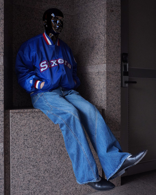 KHOKI -New 3D cutting denim pants-