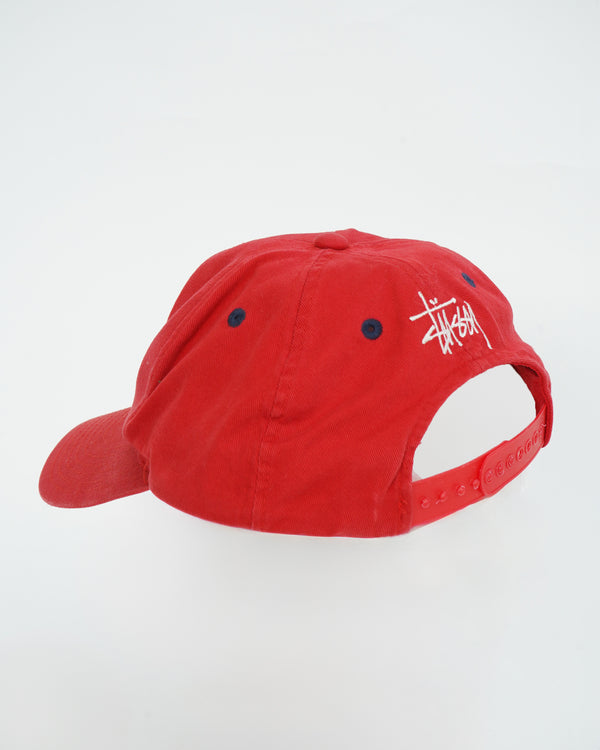 "STUSSY" -Logo Embroidery Cap-