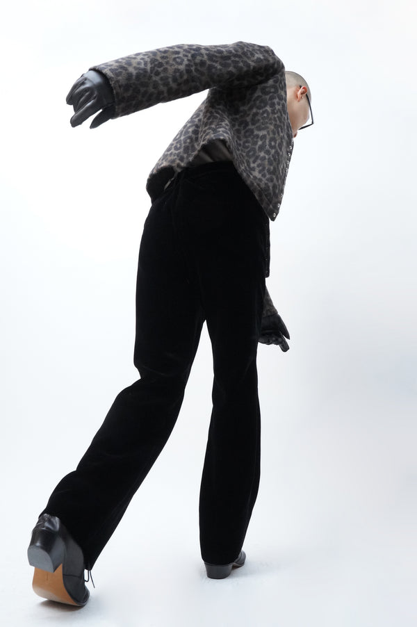 [MANHOLE EDITION] -Leopard Cardigan with Treasure Buttons-