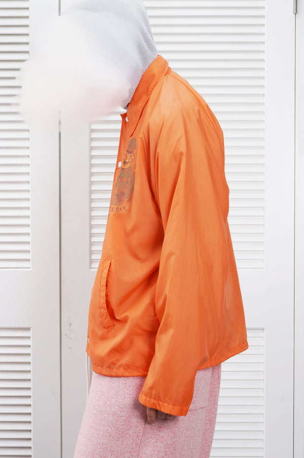 80's "HI GEAR" -"HAVE A NICE DAY STUPID" Nylon Coach Jacket-