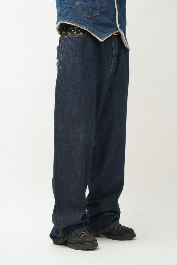 2000's "Sean John" -Cross Studs Design Denim Pants-