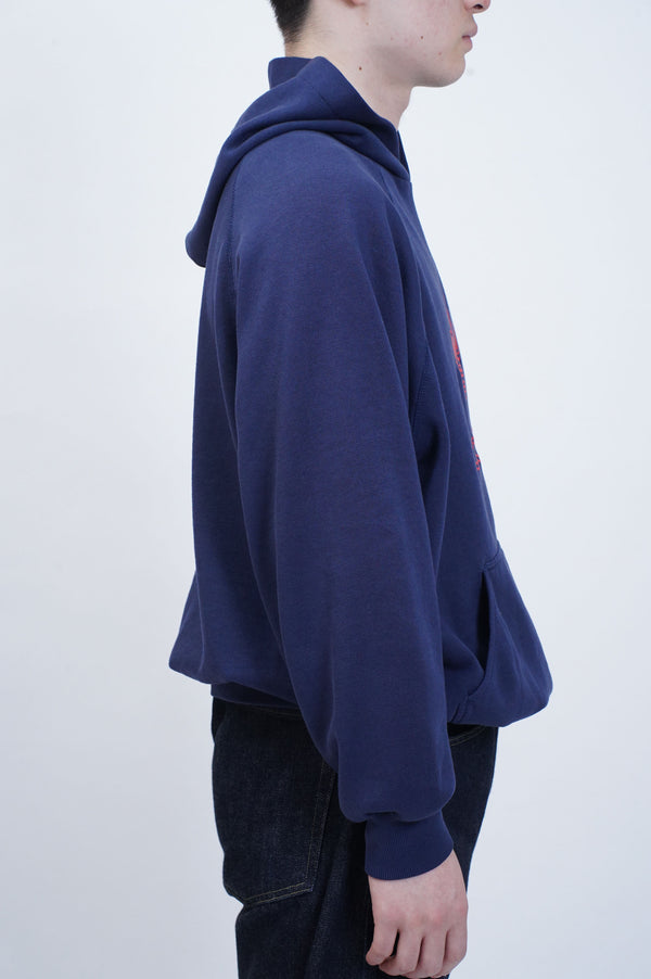 80's "adidas" -Logo Embroidery Sweat Hoodie-
