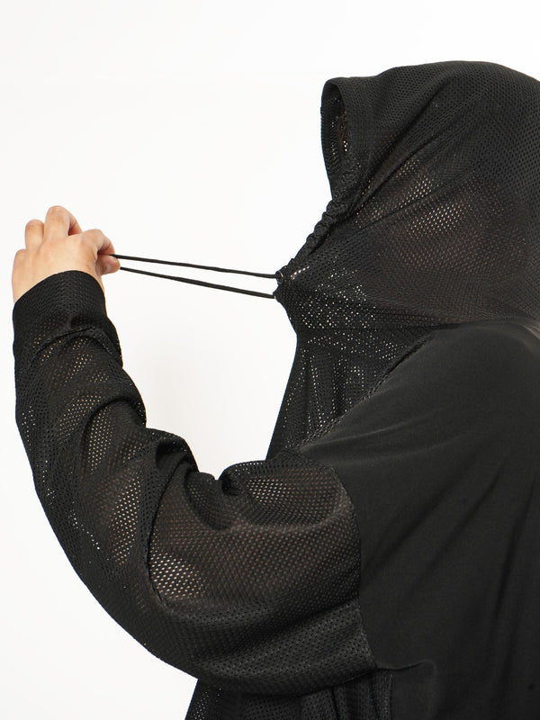 -JUSTIN- [Mesh pullover hoodie]