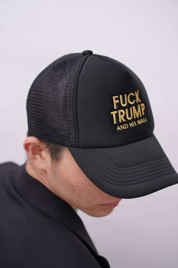 "Unknown" -"FUCK TRUMP" Mesh Trucker Cap-