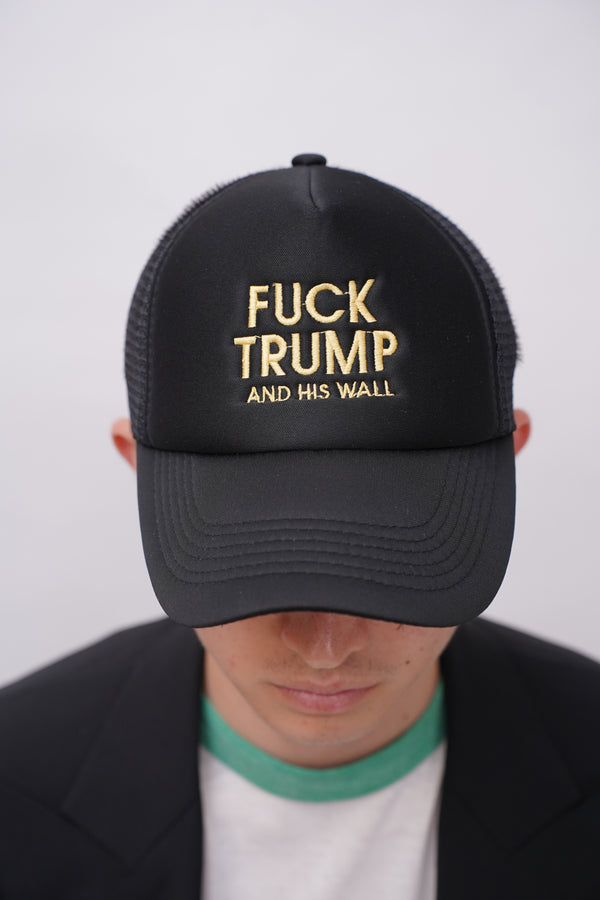 "Unknown" -"FUCK TRUMP" Mesh Trucker Cap-