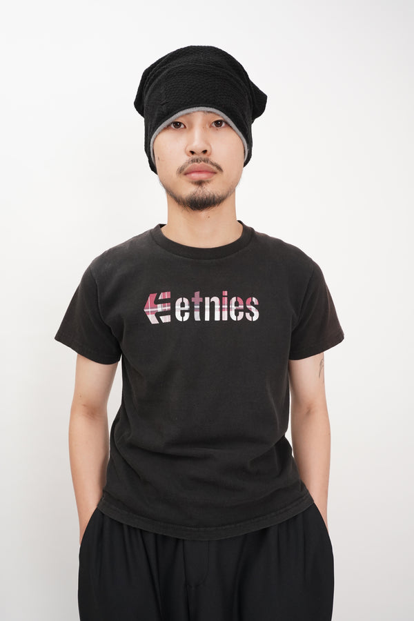 "etnies" -Check Logo Printed S/S Tee-