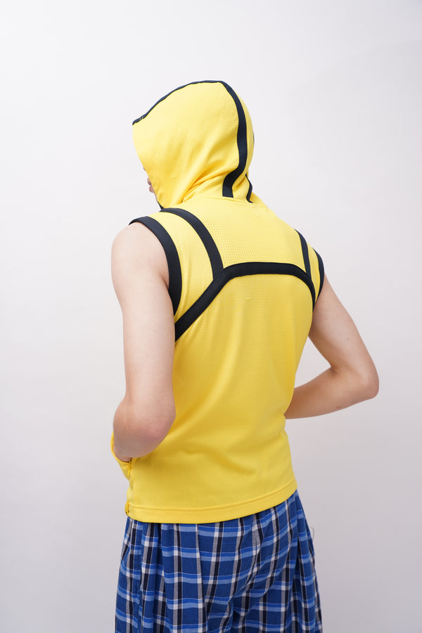 "NIKE" -Jersey Sleeveless Hoodie-