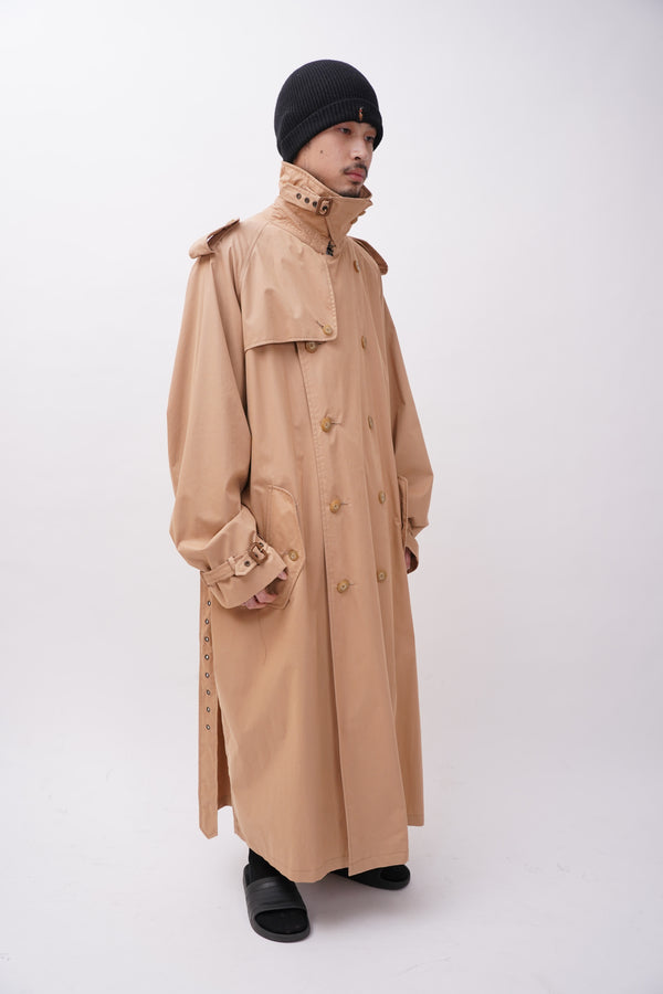 90's "Polo by Ralph Lauren" -Cotton/Nylon Trench Coat-