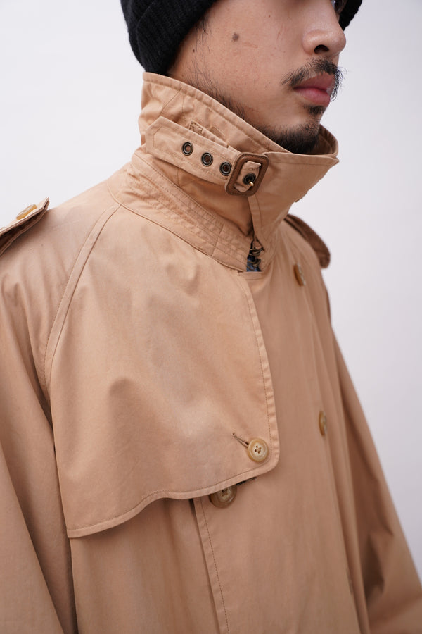 90's "Polo by Ralph Lauren" -Cotton/Nylon Trench Coat-