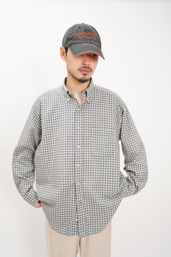 "AMERICAN OUTPOST" -Cotton Check B.D Shirt-