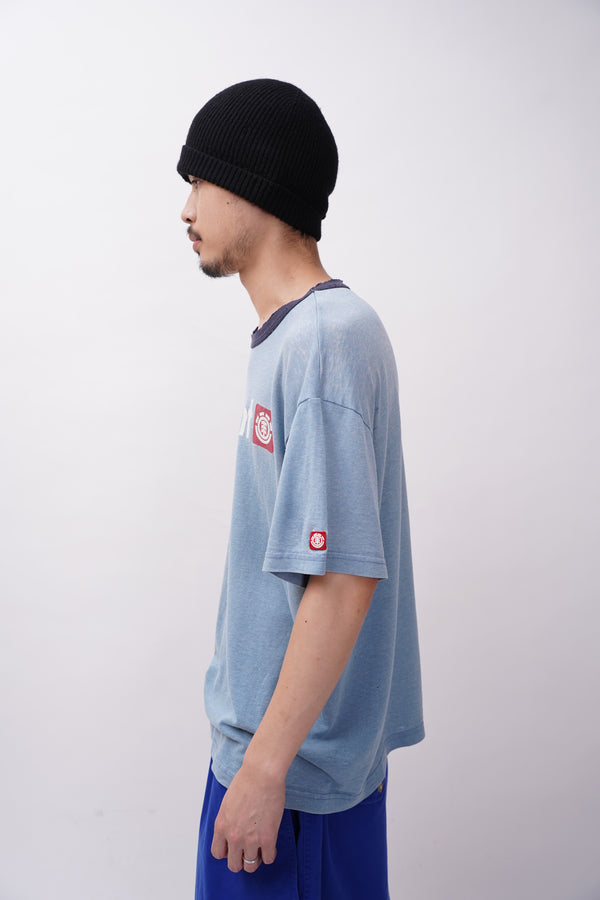 "element" -Logo Printed S/S Ringer Tee-