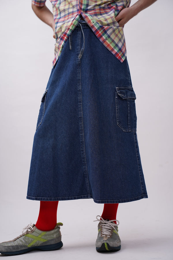 "FRITTS FRECKLES" -Denim Cargo Skirt-