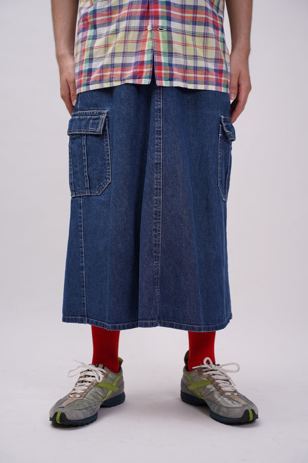 "FRITTS FRECKLES" -Denim Cargo Skirt-