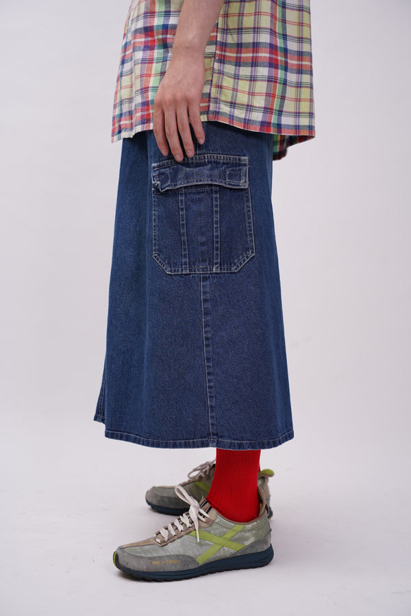 "FRITTS FRECKLES" -Denim Cargo Skirt-