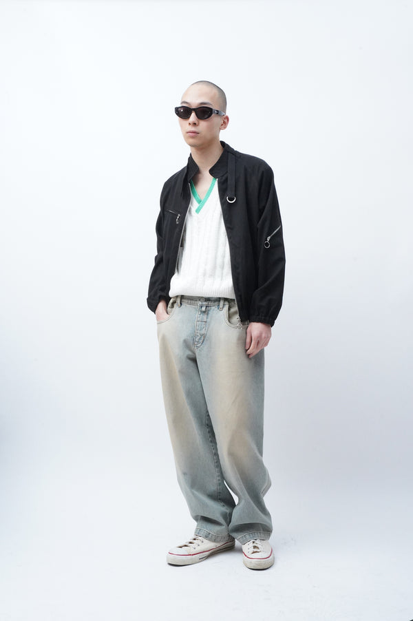 "FRED PERRY" -Cable Knit Tennis Vest-