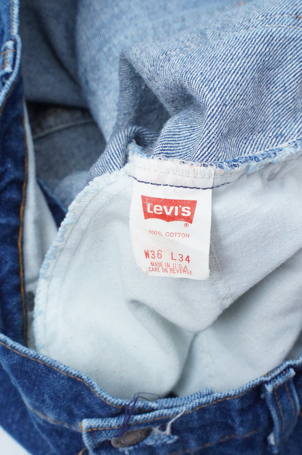 80's "Levi's" -"505" Straight Denim Pants-
