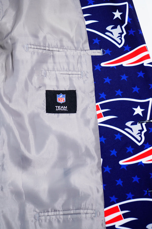 "New England Patriots" -All Over Pattern Polyester Jacket-