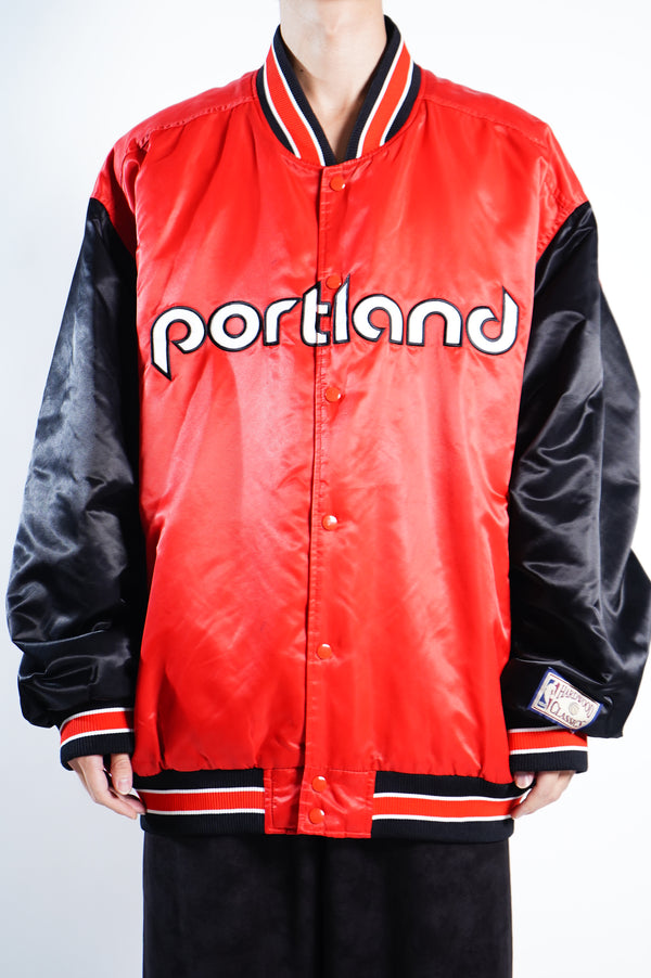 "HARD WOOD CLASSICS" -"Portland Trail Blazers" NBA Team Jacket-