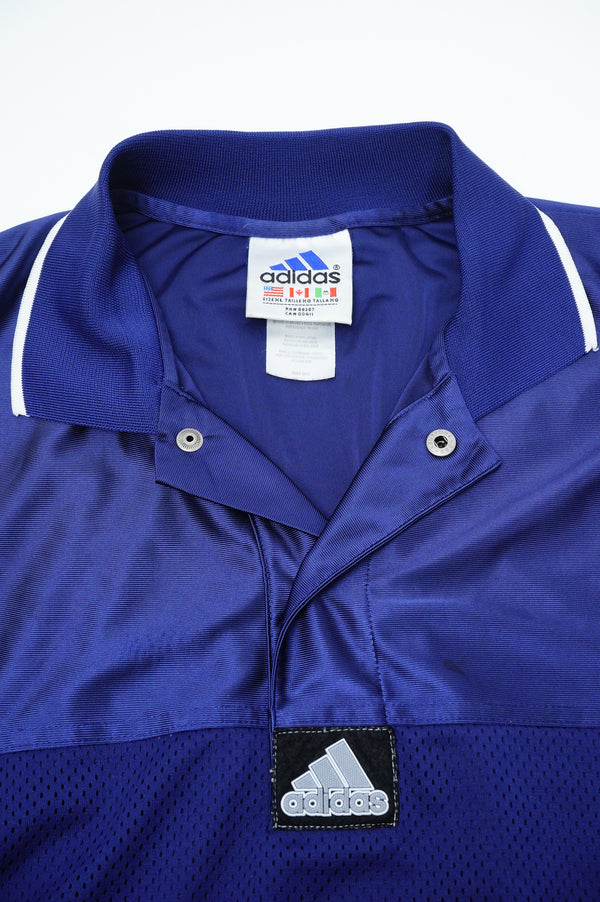 2000's "adidas" -Side Button Jersey S/S Game Shirt-