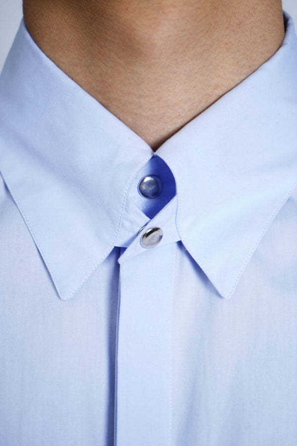Waters tab -Snap tab collar shirt-