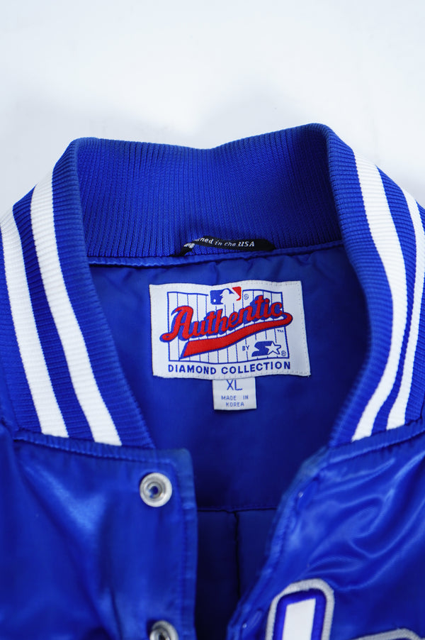 90's "Authentic by STARTER" -Los Angeles Dodgers Nylon Padding Stadium Jumper-