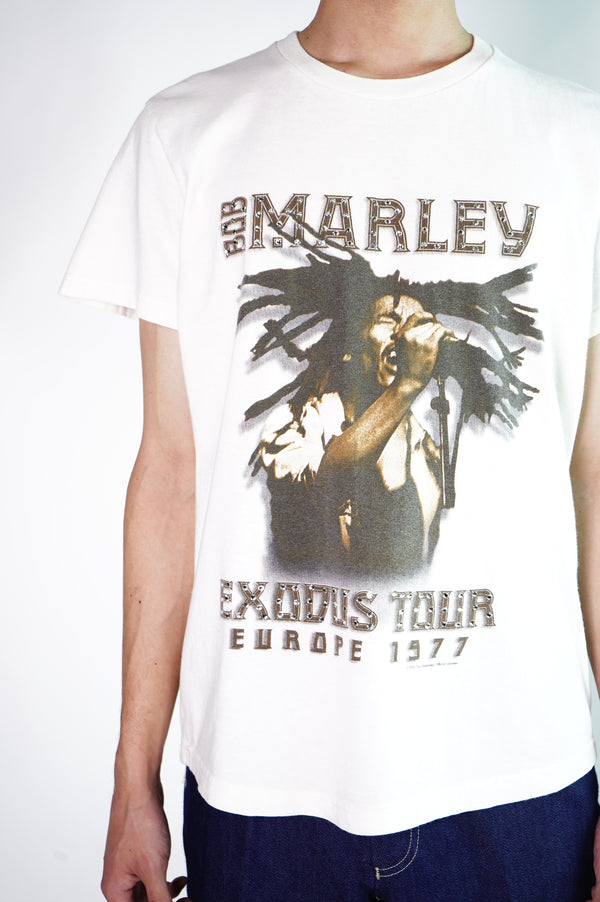 2004 "BOB MARLEY" -"EXODUS TOUR EUROPE 1977" Printed S/S Tee-