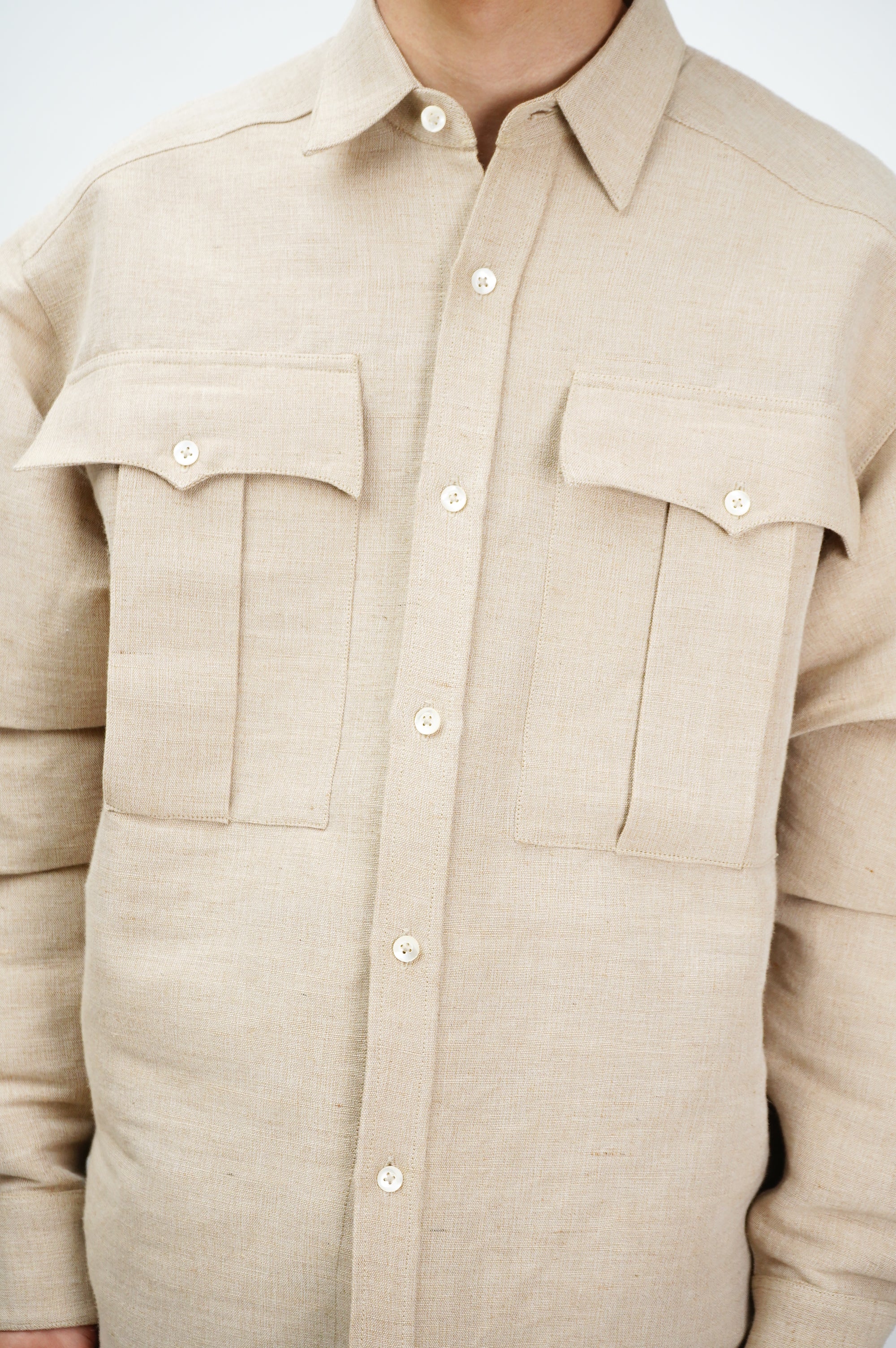 MANHOLE EDITION] -Jute Cotton Shirts- – MANHOLE ONLINE STORE