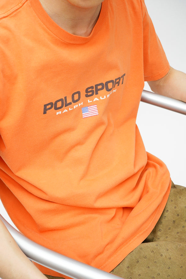 90's "POLO SPORTS RALPH LAUREN" -Logo Printed S/S Tee-