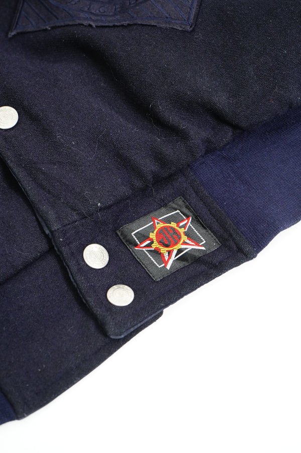 90’s "JH DESIGN" -MLB Team Logo Wool Reversible Sport Jacket-