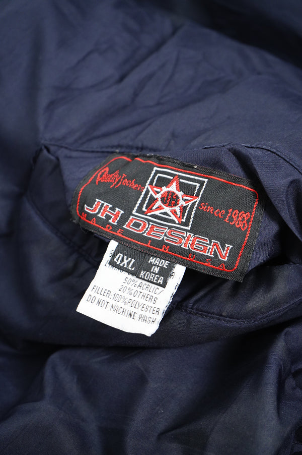 90’s "JH DESIGN" -MLB Team Logo Wool Reversible Sport Jacket-