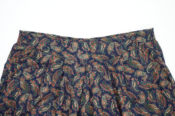 90's "TILLEY ENDURABLES" -Paisley Pattern Cotton Wide Shorts-