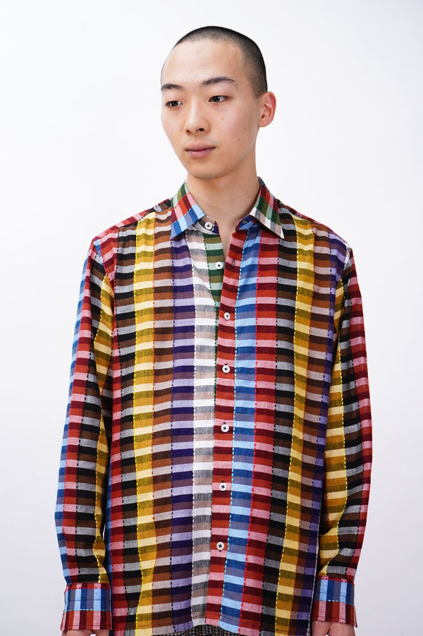 -Hand Woven + Hand Embroidery Shirts-