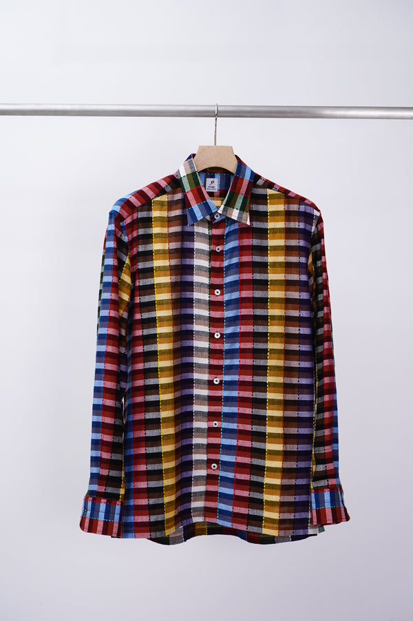 -Hand Woven + Hand Embroidery Shirts-