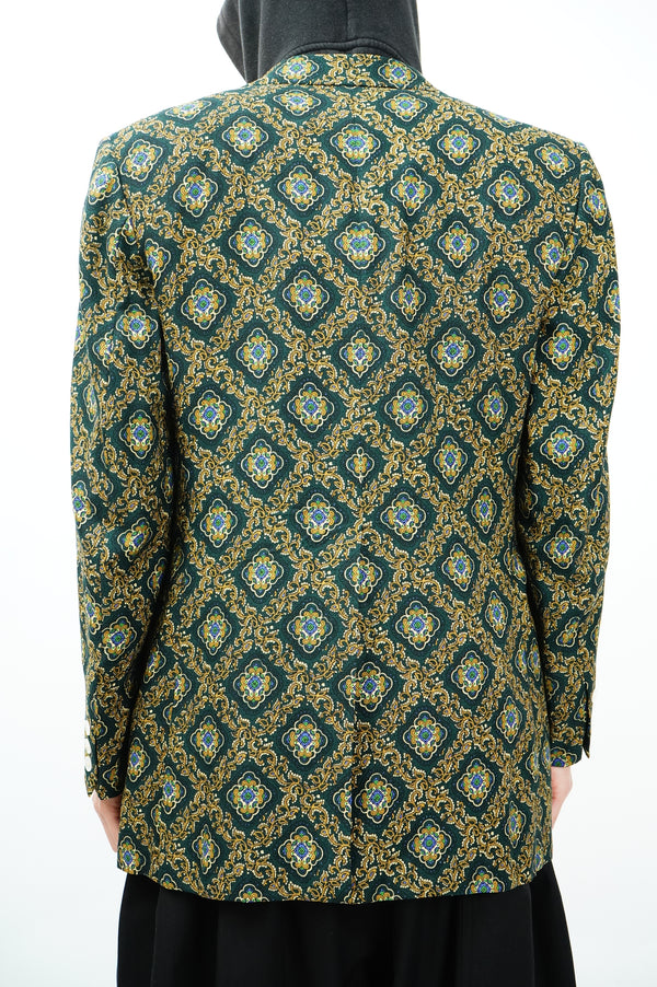 70's "ALLYN ST. GEORGE" -Paisley Pattern Polyester 2B Jacket-