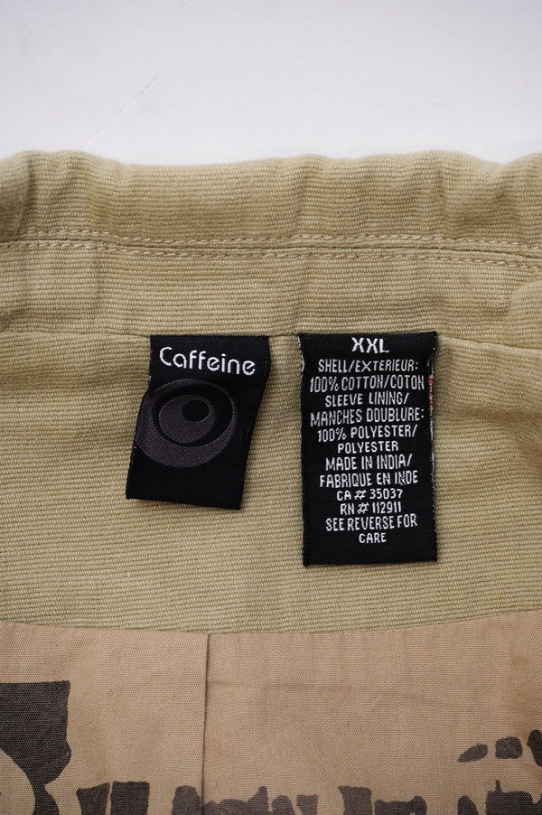 "CAFFEINE" -Cotton Twill 2B Jacket-