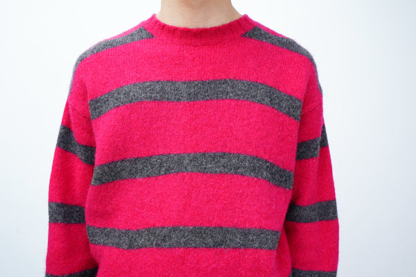 90's "J.CREW" -Crew Neck Wool Knit Sweater-