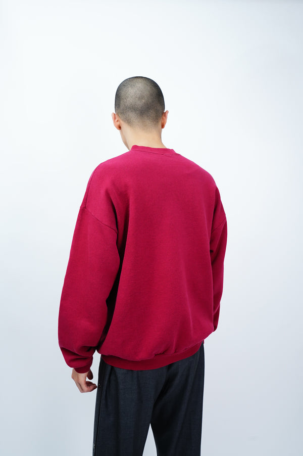 90's "FRUIT OF THE LOOM" -"RED SKINS" Crew Neck Print Sweat-