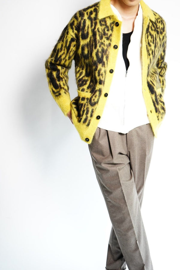 ANIMALIER -Jacket with Pockets – Brushed Mohair