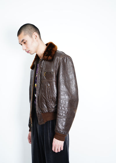 50’s ”UNKNOWN” -Goat Skin Leather Jacket-
