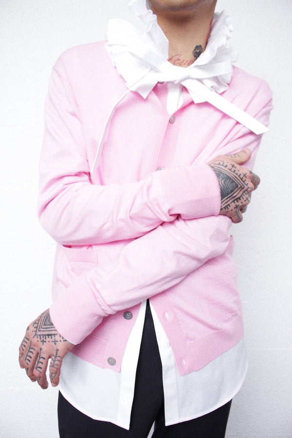 [Mukta / Sal , MANHOLE EDITION] -Crew Neck Cardigan-