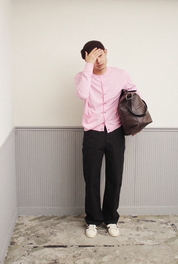 [Mukta / Sal , MANHOLE EDITION] -Crew Neck Cardigan-