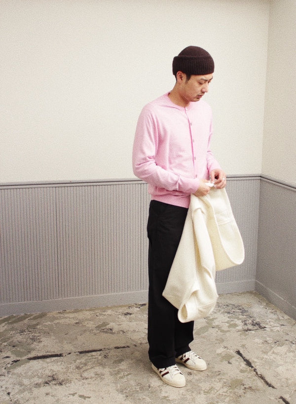 [Mukta / Sal , MANHOLE EDITION] -Crew Neck Cardigan-